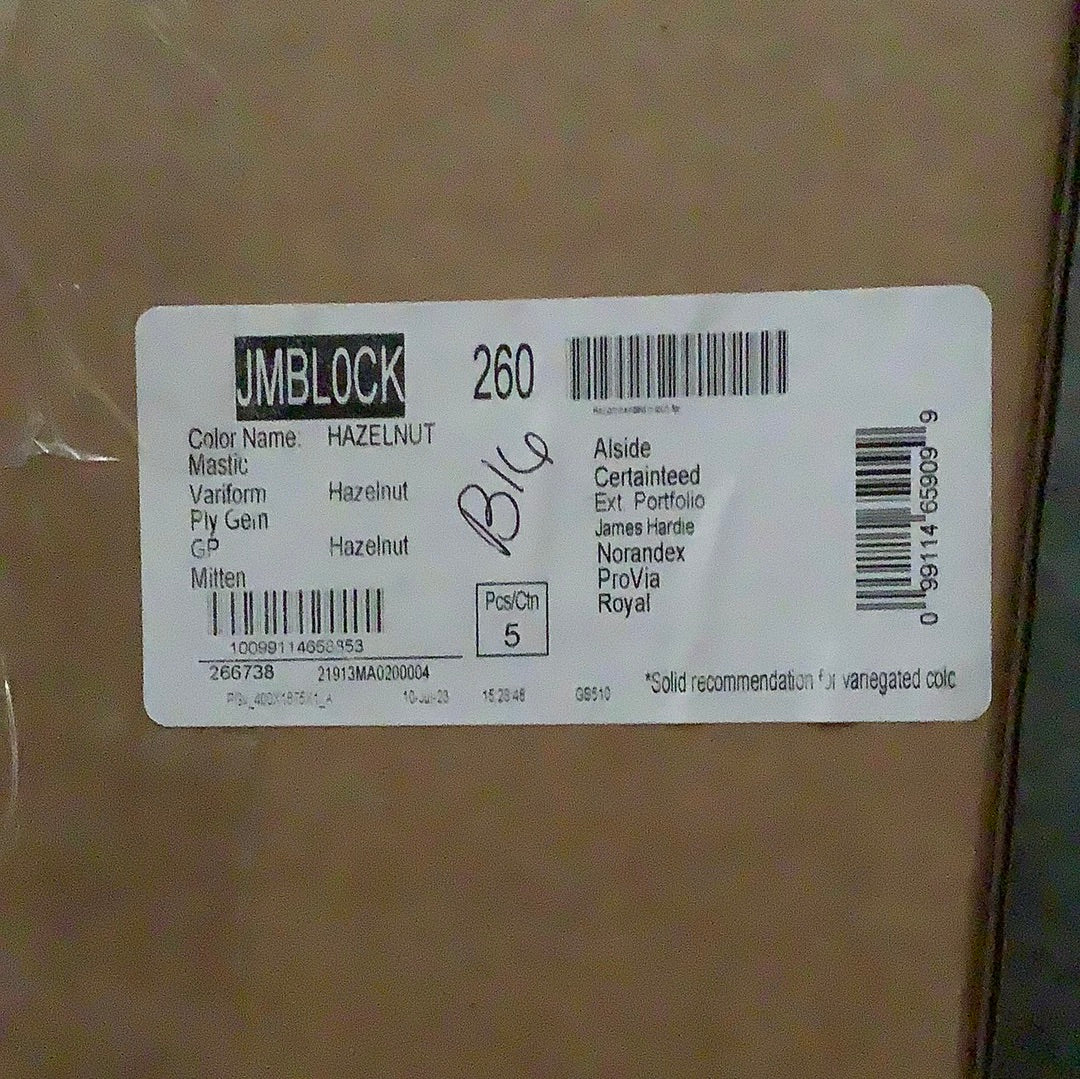 Jumbo Block (JM block) - Hazelnut