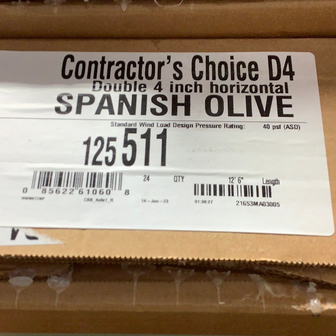 D4 - Contractor’s Choice - Spanish Olive
