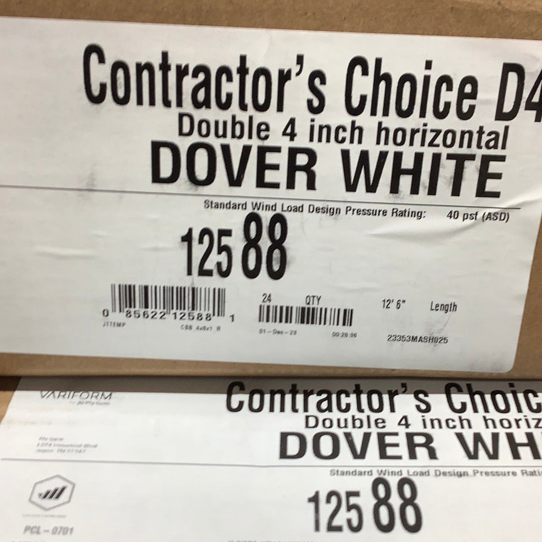 D4 - Contractor’s Choice - White