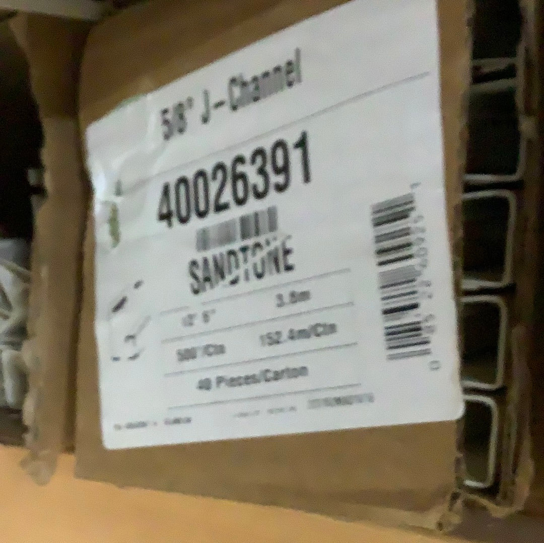 J-Ch 5/8"- Sandtone