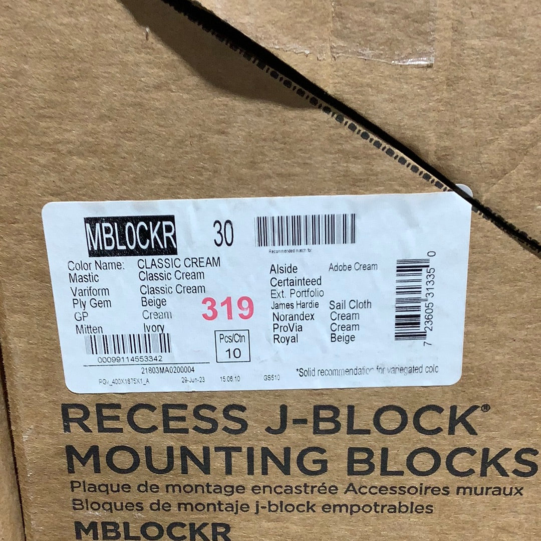 Split Block - Classic Cream