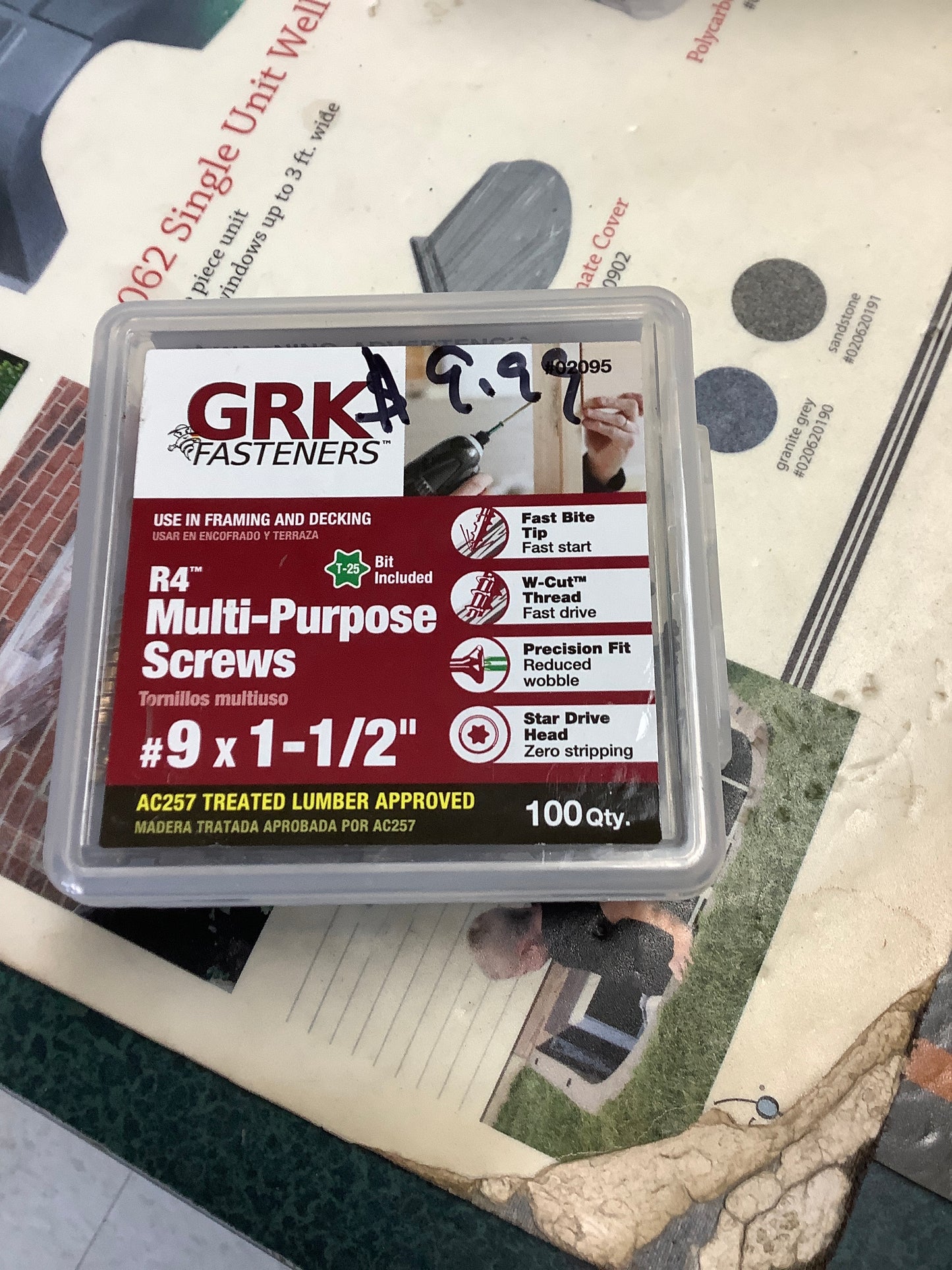 GRK R4 Multi Purpose Screws - #9 x 1-1/2” Handi-Pak