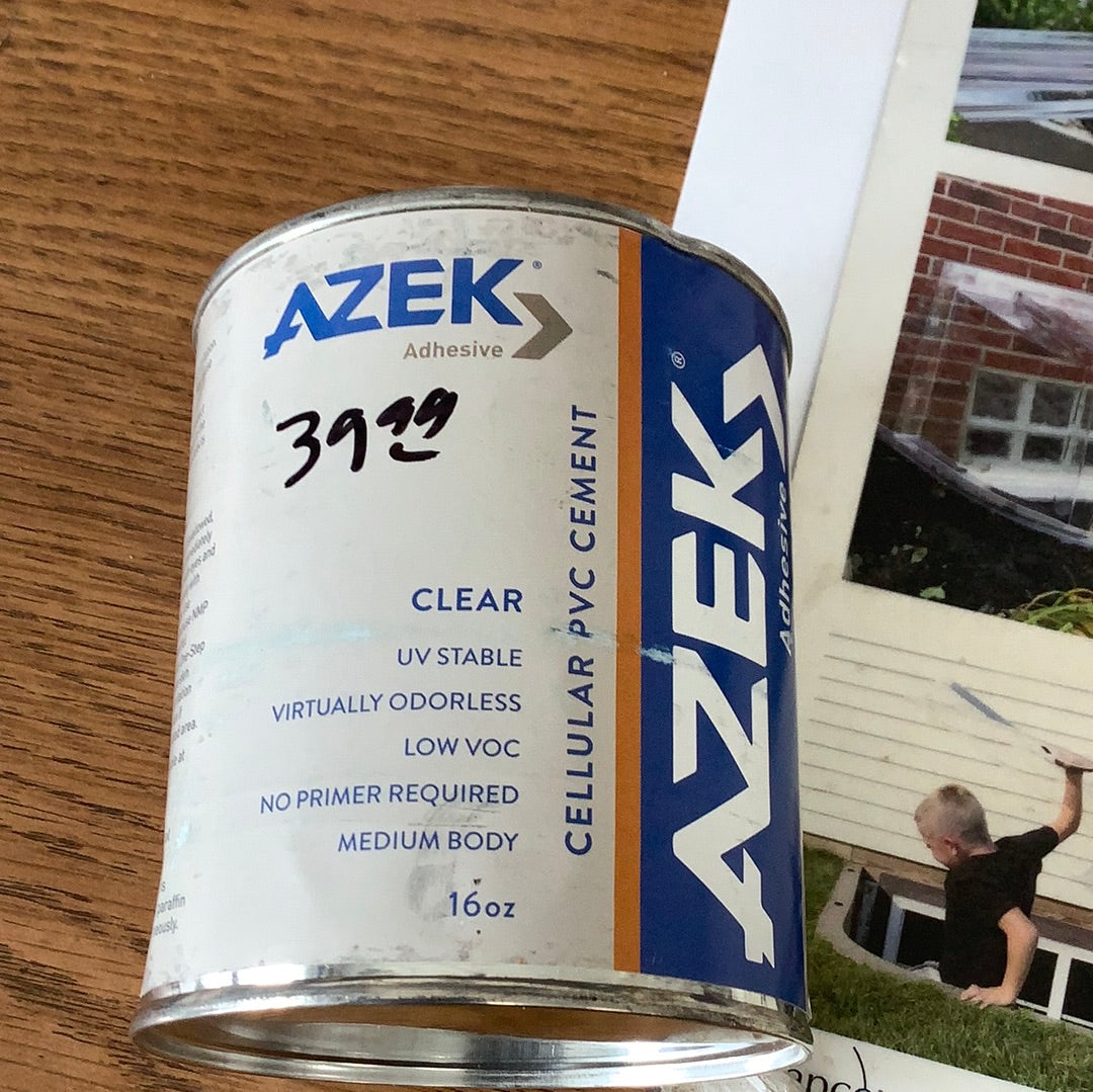 Azek - PVC Cement - 16 oz Can