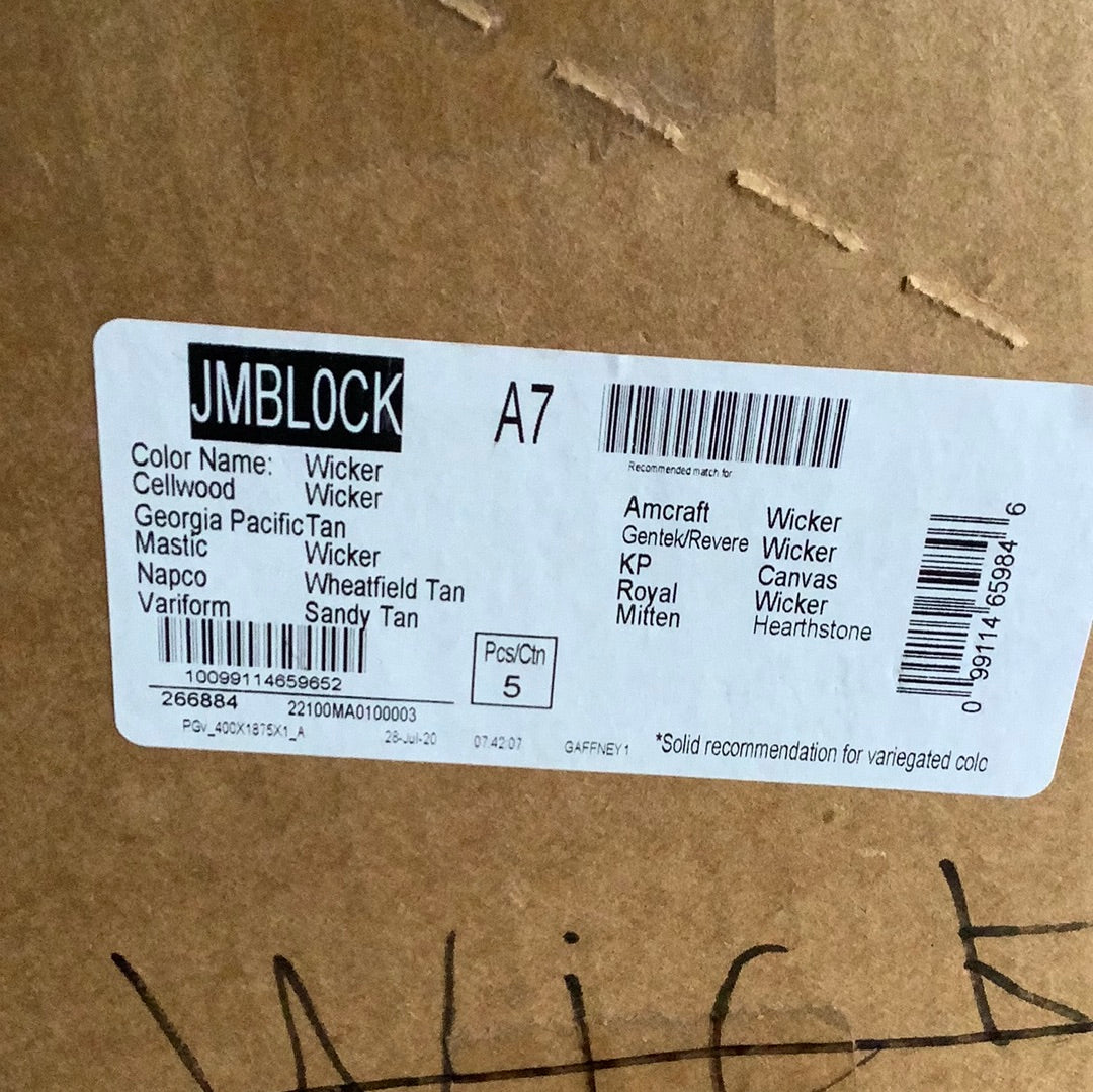 Jumbo Block (JM block) - Sandy Tan/Wicker