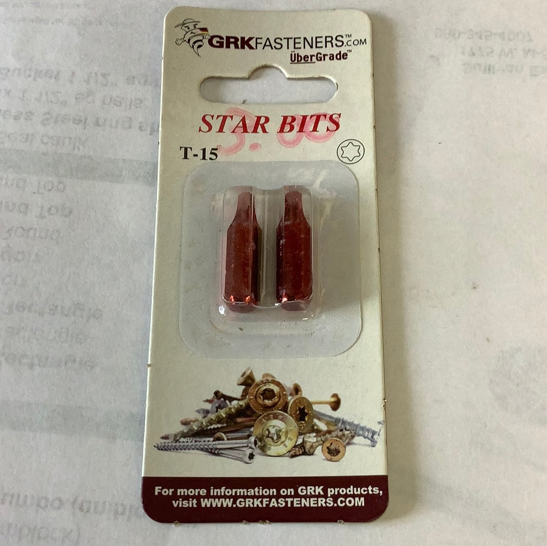GRK T-15 Star Bits