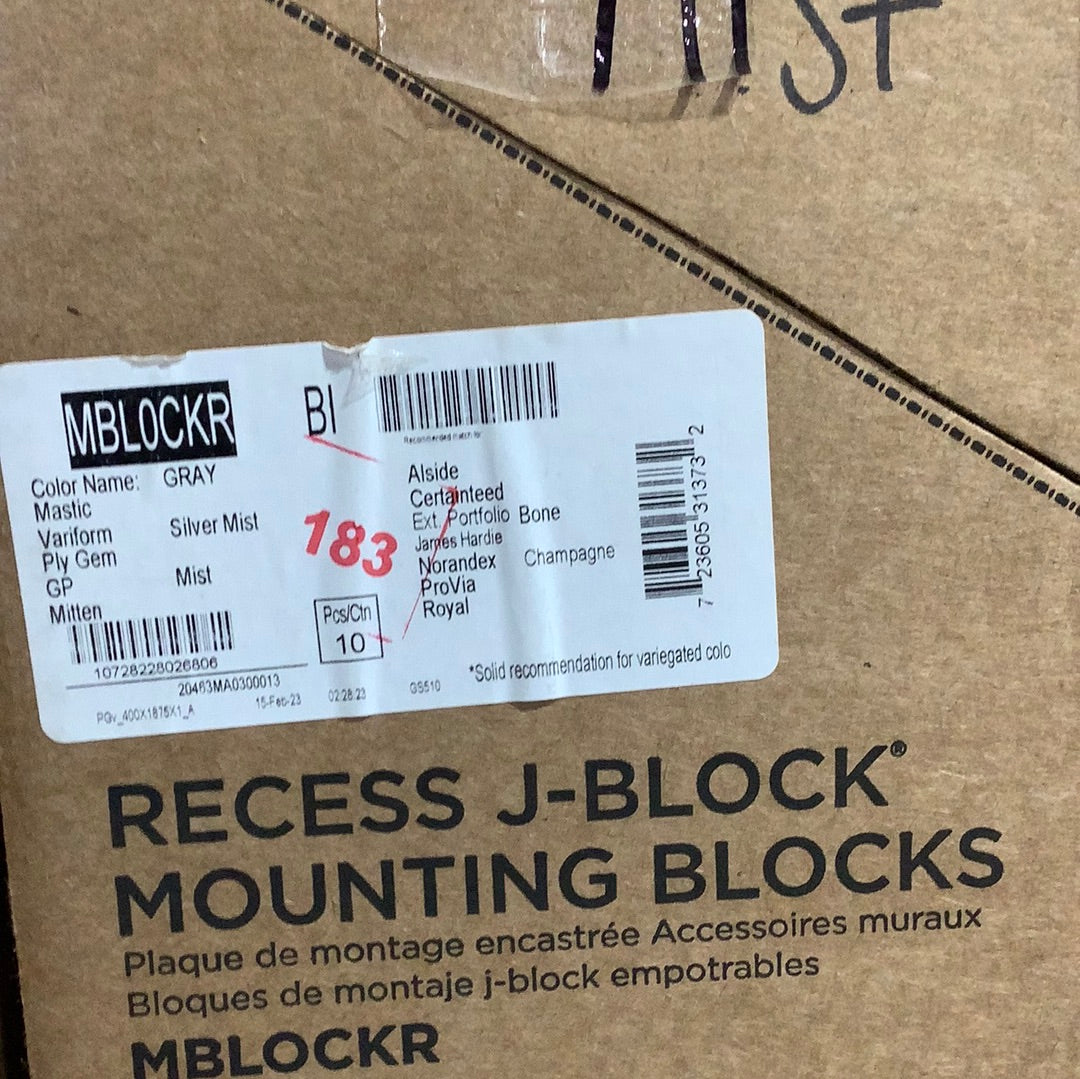 Split Block - Silver Mist