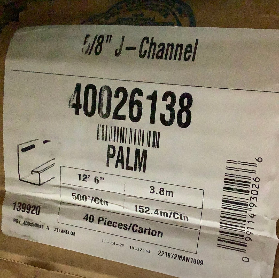J-Ch 5/8"- Palm