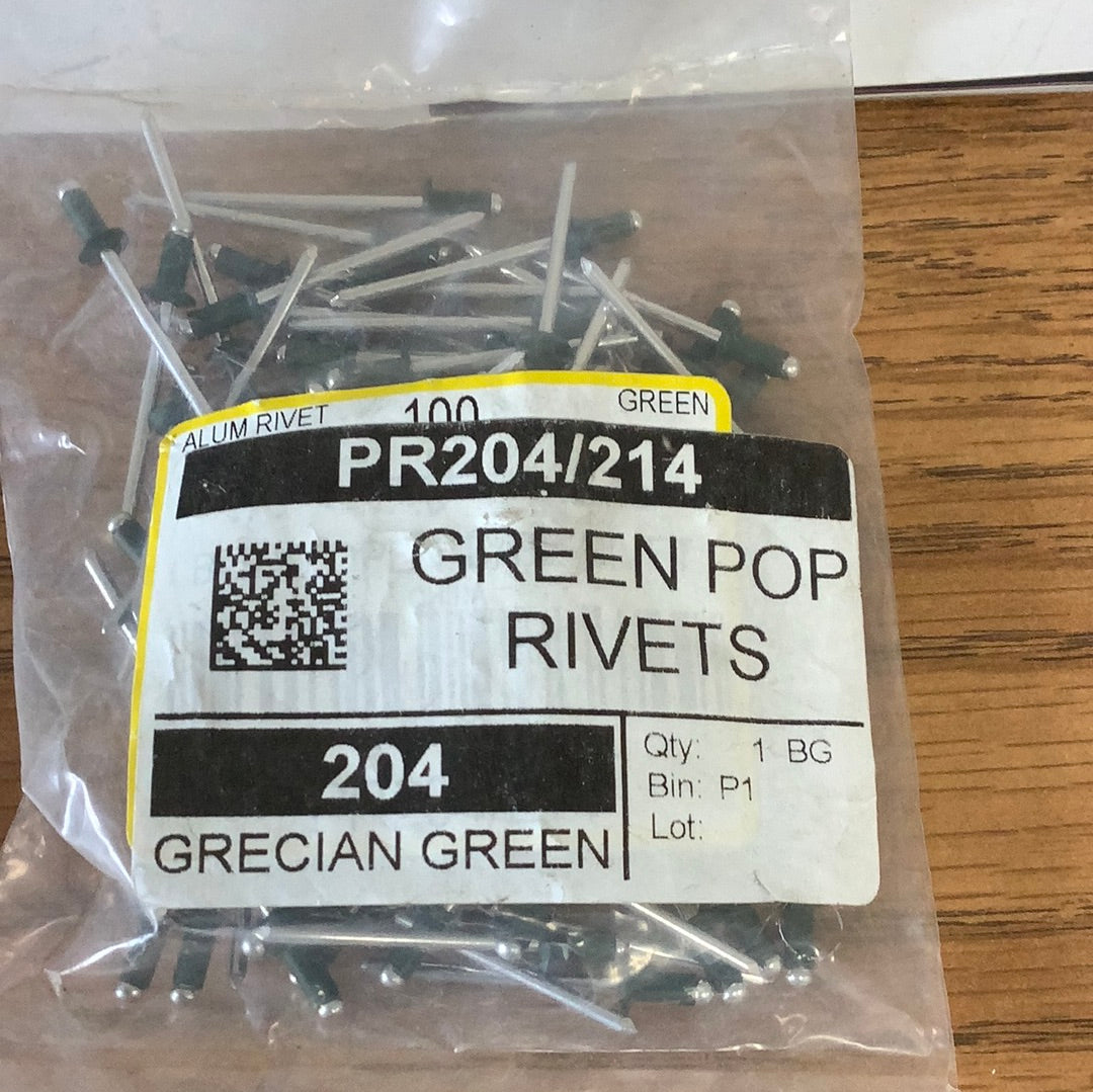 Pop Rivet - 1/8” - Green