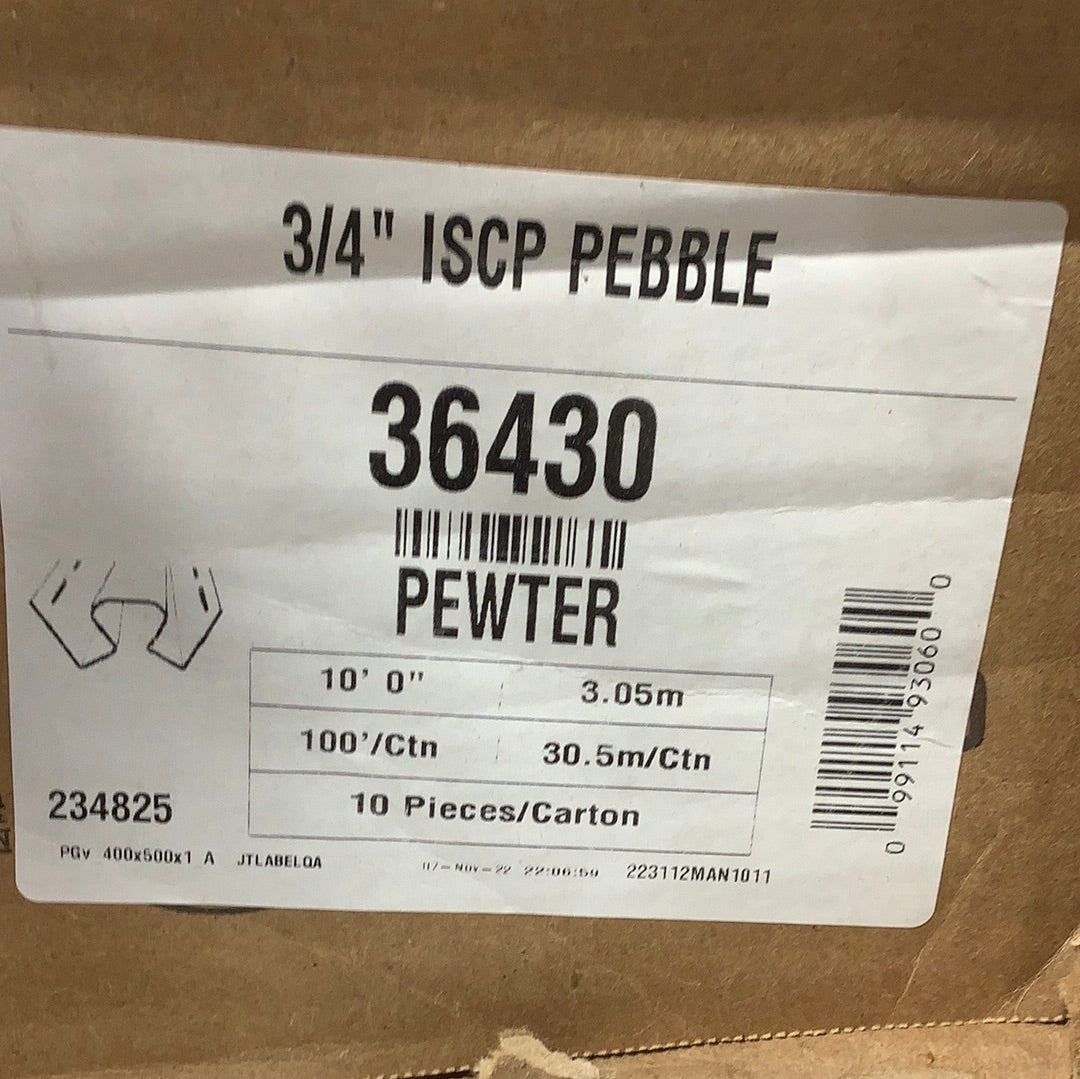 ISCP - 3/4" x 10’ - Pewter