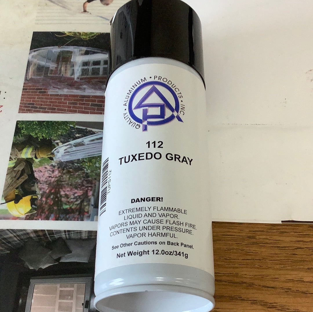 Quality Aluminum Spray Paint 12oz - Tuxedo Gray