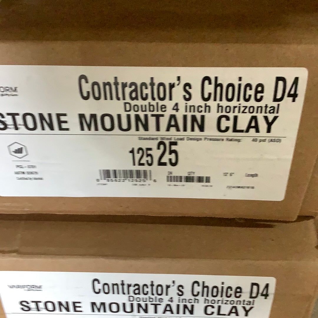 D4 - Contractor’s Choice - Clay