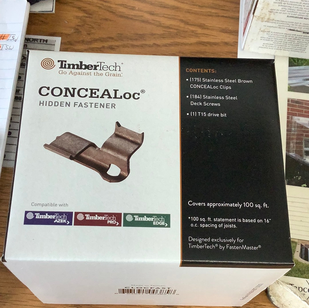 Timbertech Concealoc Hidden Fastener kit