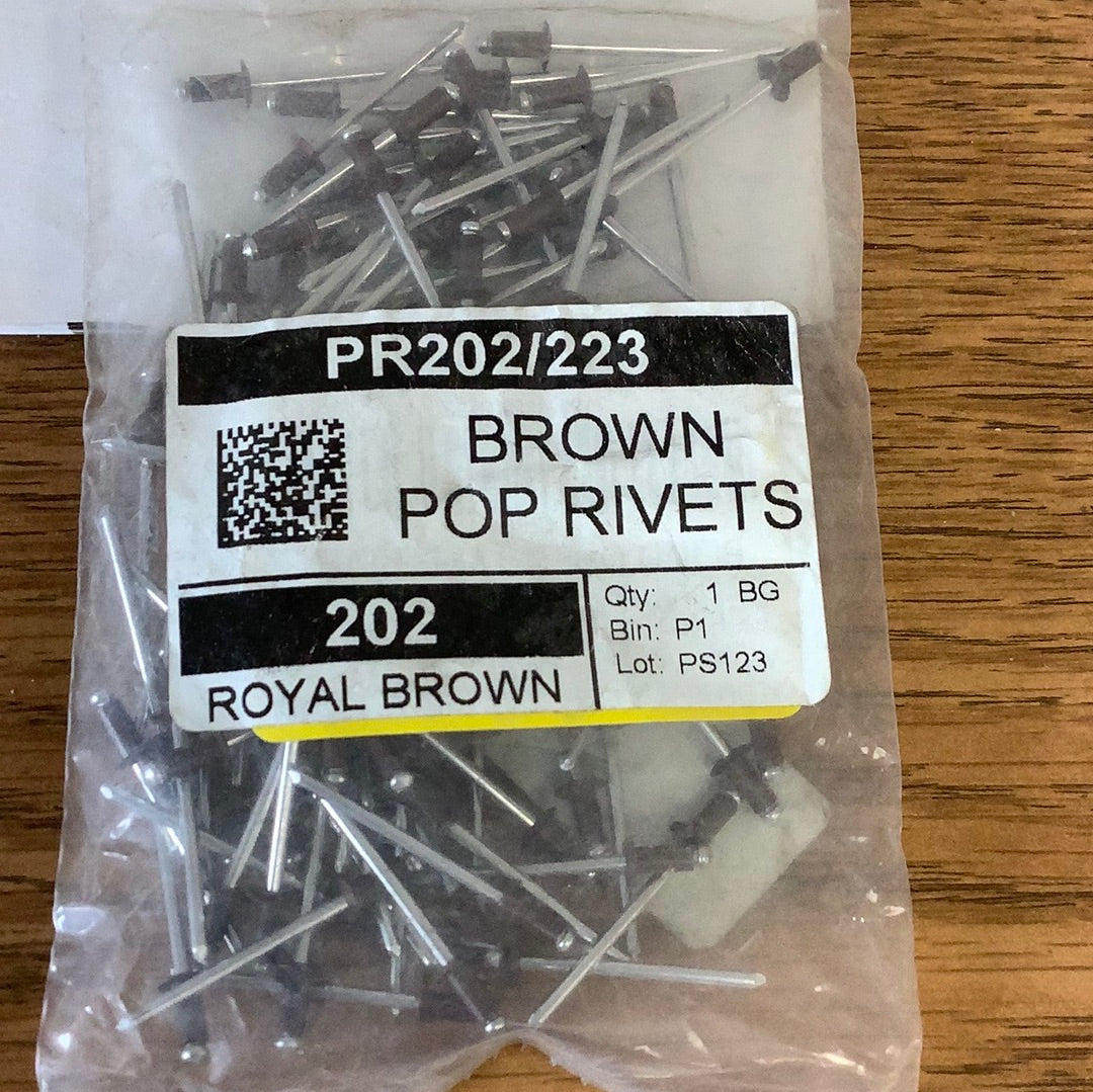 Pop Rivet - 1/8” - Brown