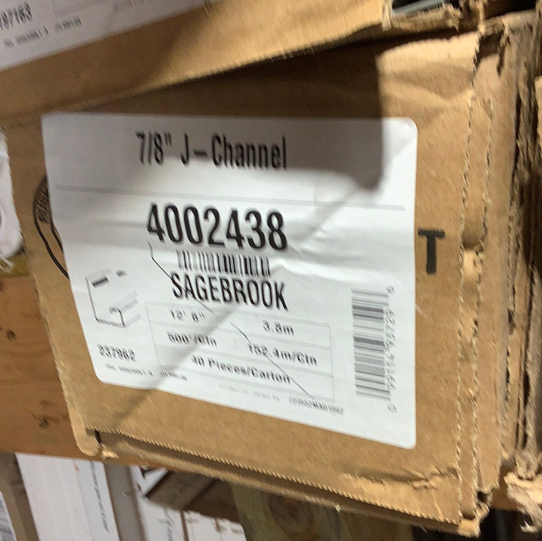 7/8” J-Ch - Sagebrook