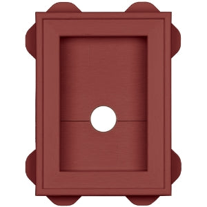Split Block - Heritage Red