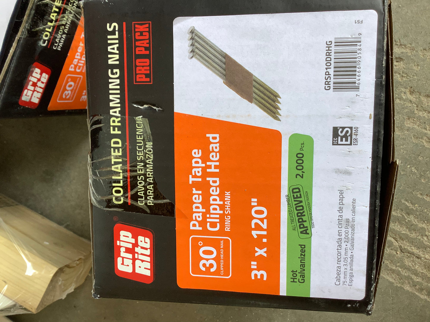 16 Penny Collated Framing Nails 3” x .120”