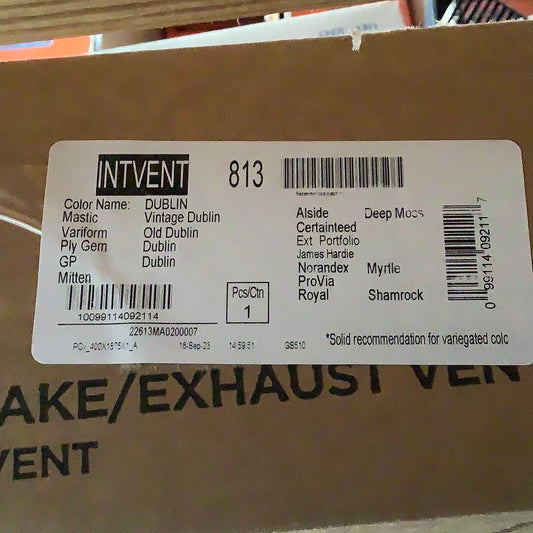 Intake/Exhaust - Dublin