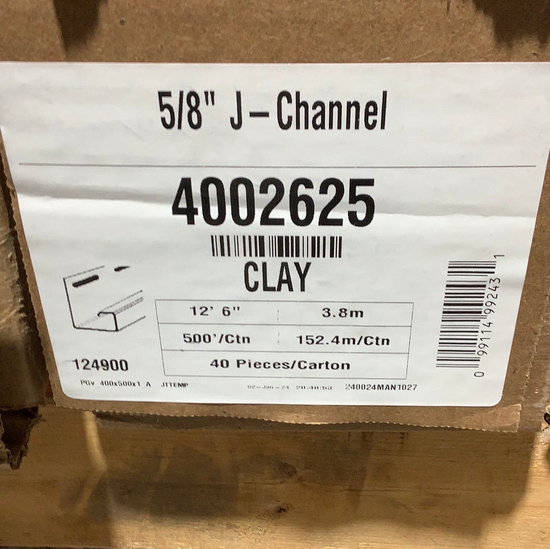 J-Ch 5/8"- Clay