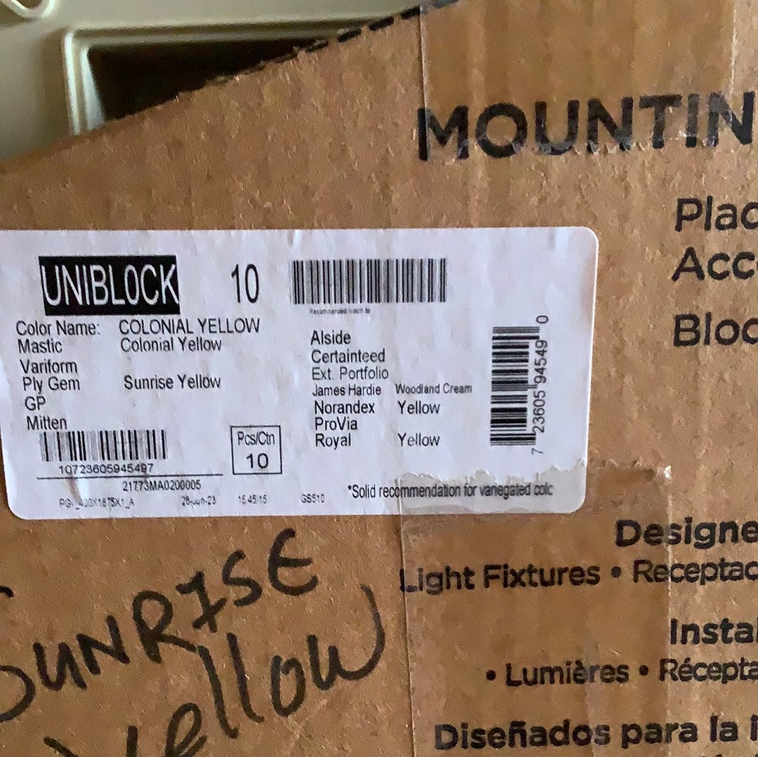 J-Block - Sunrise Yellow