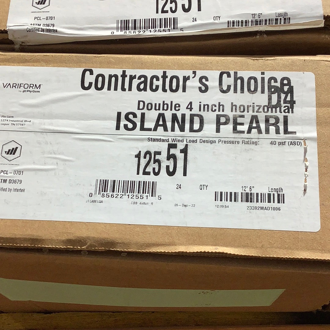 D4 - Contractor’s Choice - Island Pearl