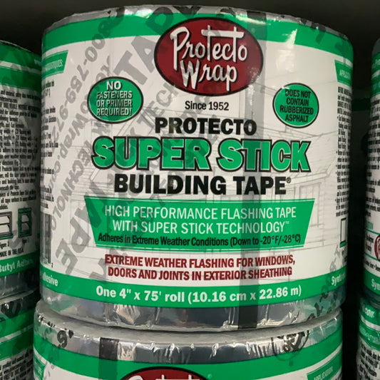 4"x75' Super Stick window tape