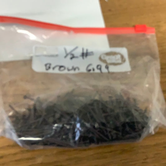 1/2 Lb - 1-1/4” Trim Nails - Royal Brown