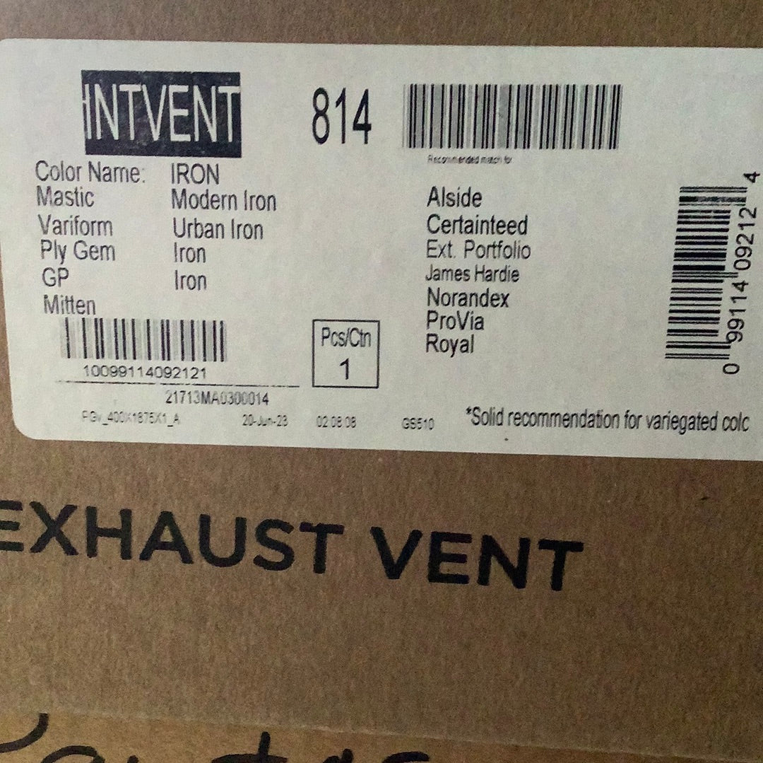 Intake/Exhaust Vent 4” - Urban Iron