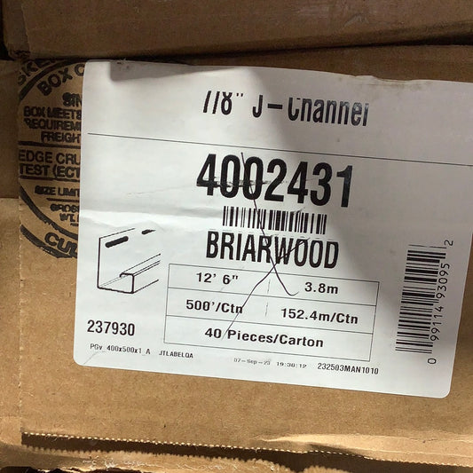 7/8” J-CH - Briarwood