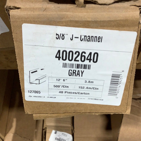 J-Ch 5/8"- Georgian Gray