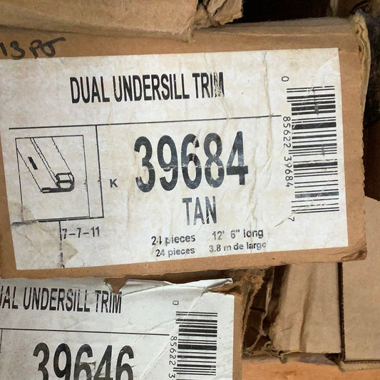 Dual Undersill Trim - Tan