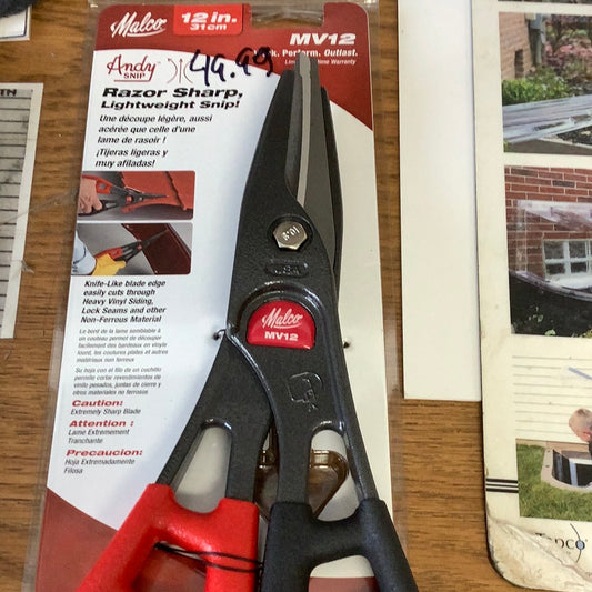Malco - Lightweight 3” Snips MV12