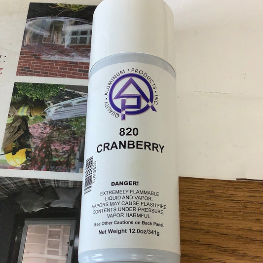 Quality Aluminum Spray Paint 12oz - Cranberry