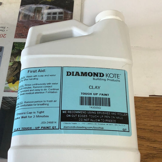 Diamond Kote Touch up paint Quart - Clay