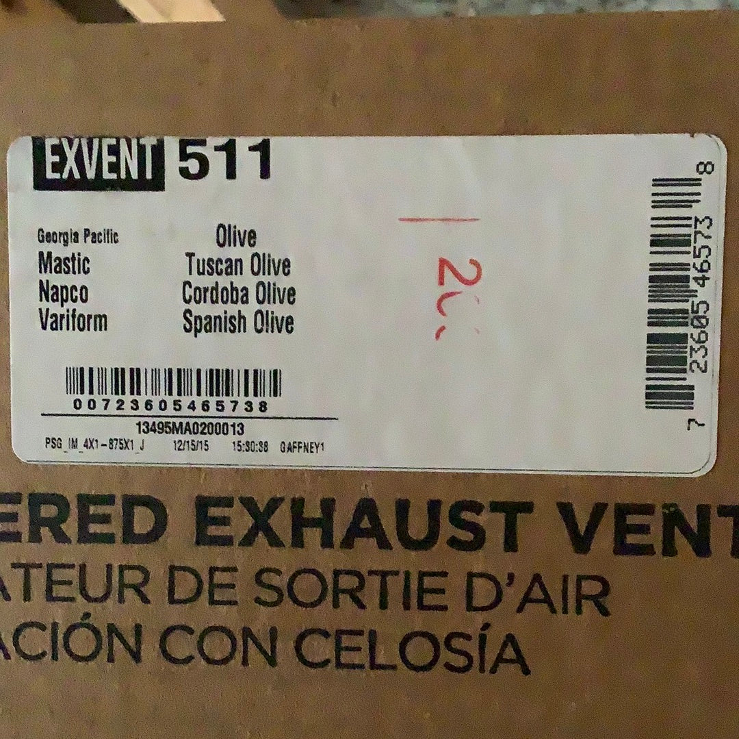 Dryer Vent - Spanish Olive