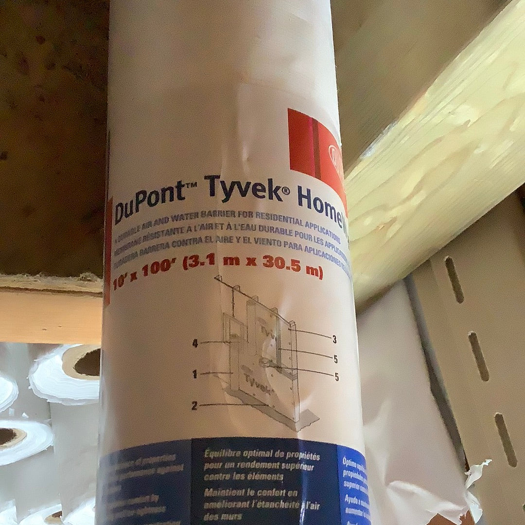 10’ x 100’ - Dupont Tyvek Homewrap