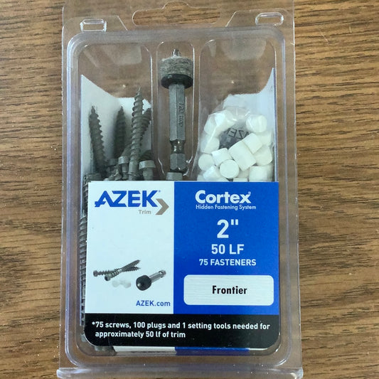Cortex screw/plug Azek 2 3/4” -50ft