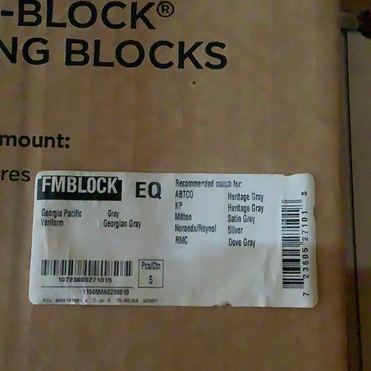 Jumbo Block (Fm block) - Georgian Gray