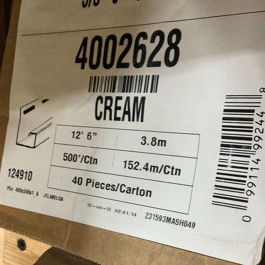 J-Ch 5/8"- Classic Cream
