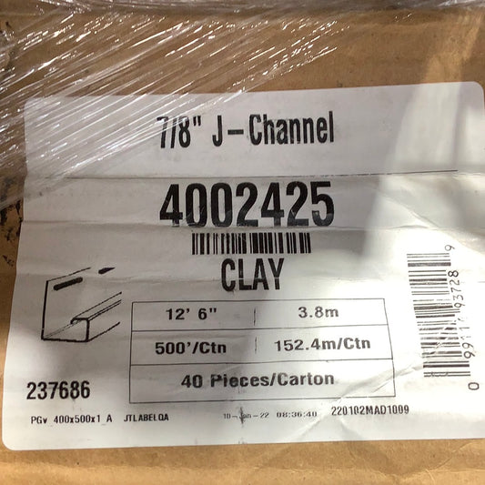 7/8 J-Ch - Clay