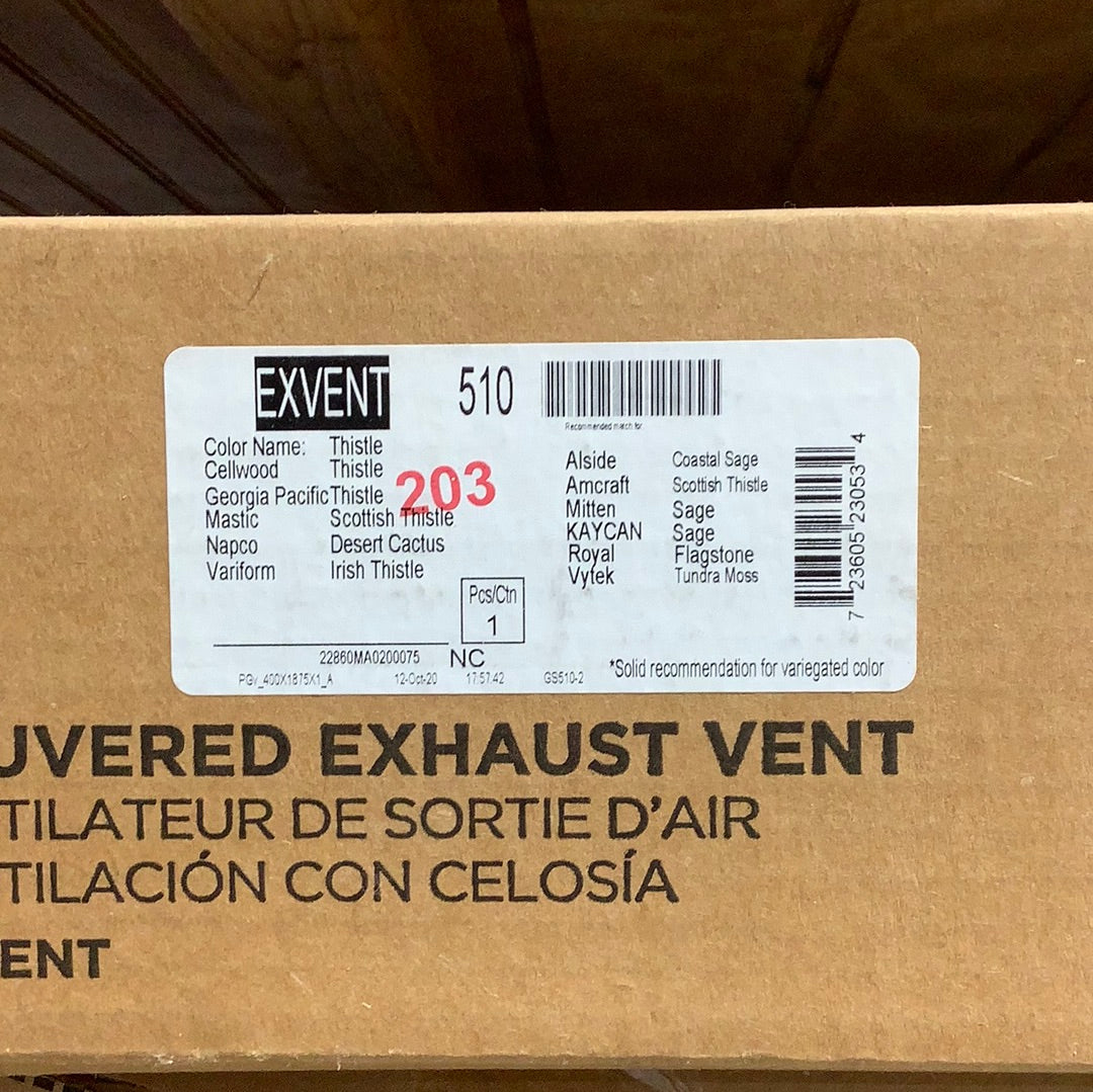 Dryer Vent - Irish Thistle