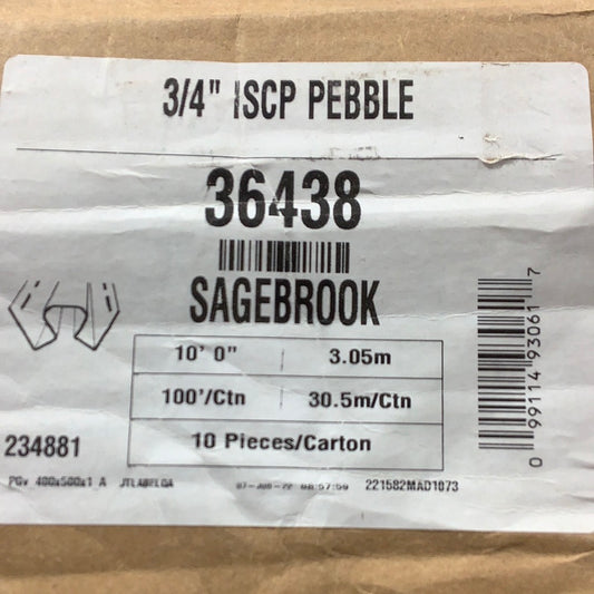 ISCP - 3/4" x 10’ - Sagebrook