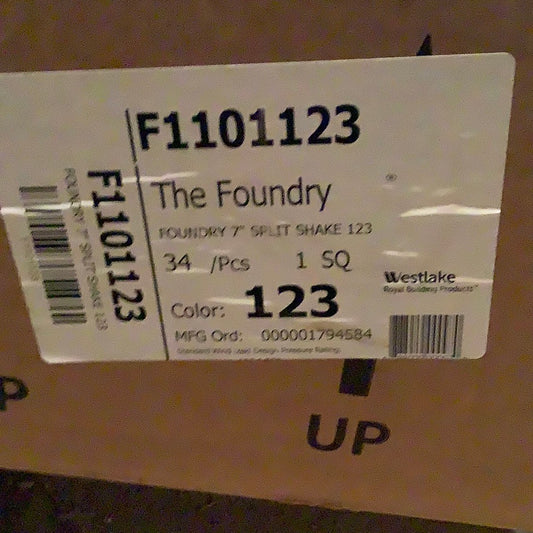 Foundry 7" Staggered Shake - White