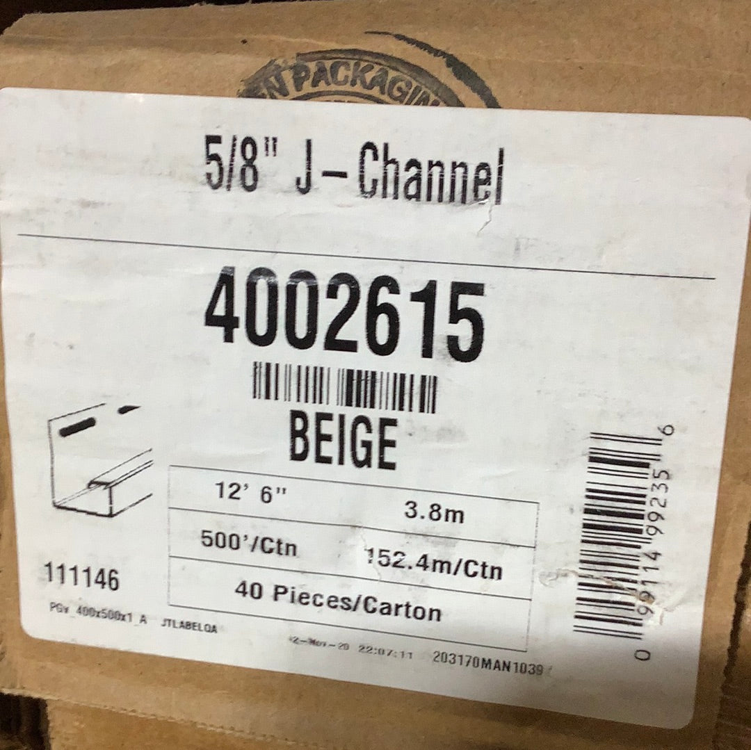 J-Ch 5/8"- Autumn Beige