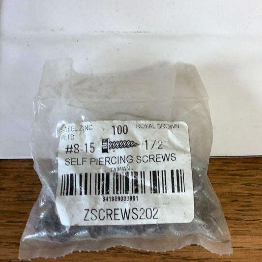 Zip Screws - 1/2” - Royal Brown