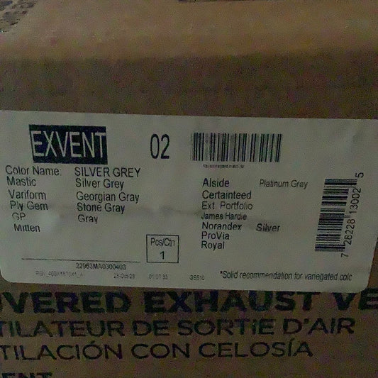 Dryer Vent - Geo Gray