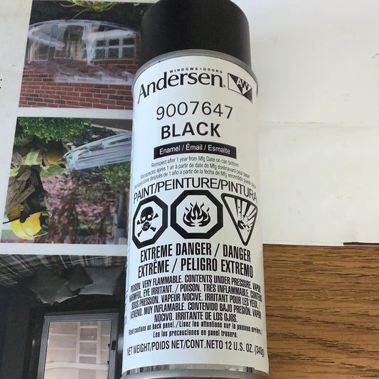 Andersen 12oz Spray Paint Can - Black