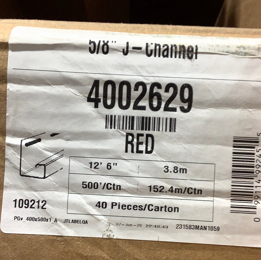 J-Ch 5/8"- Sedona Red