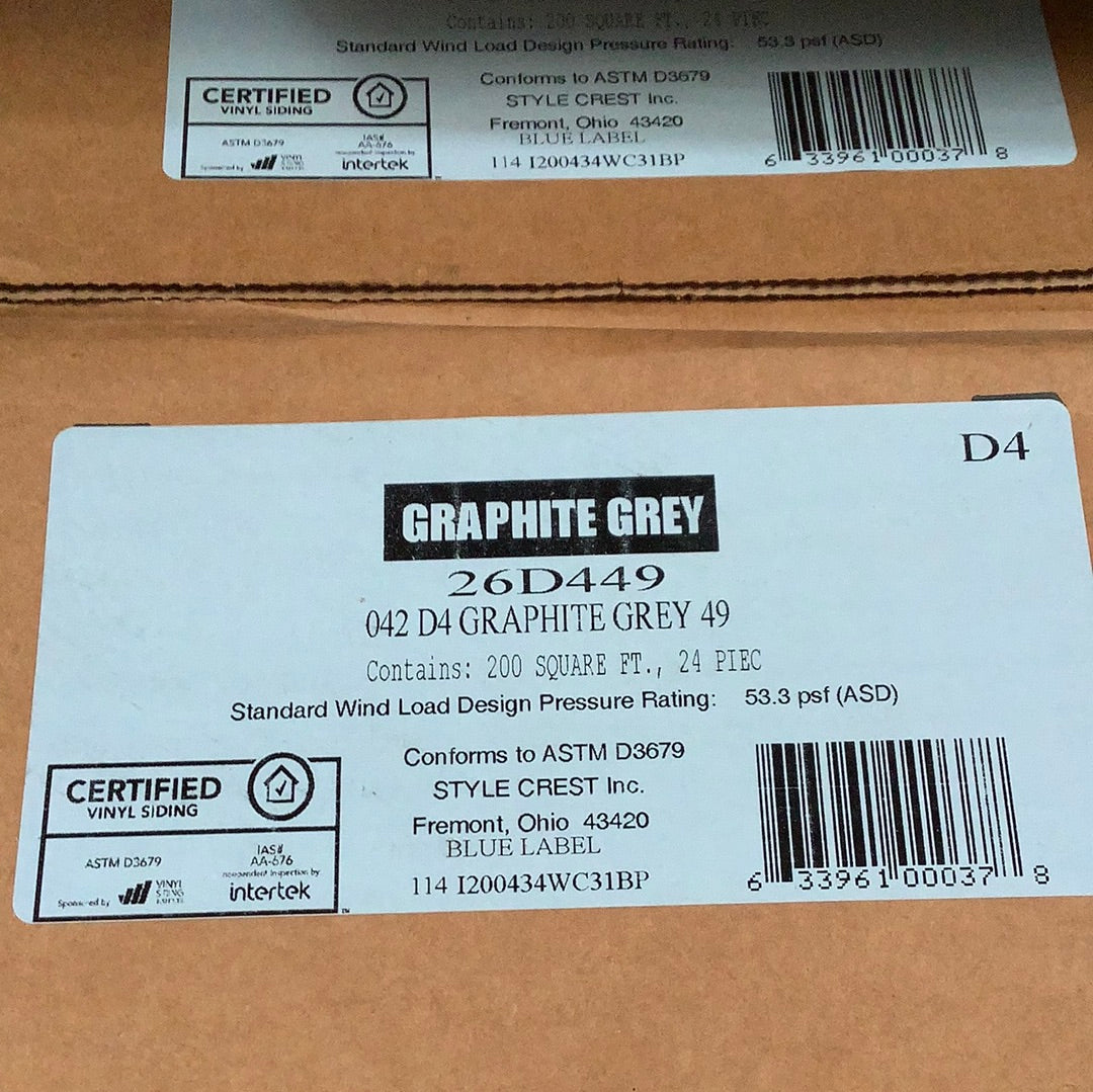 D4- STYLECREST - Graphite Grey