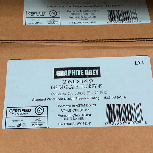 D4- STYLECREST - Graphite Grey