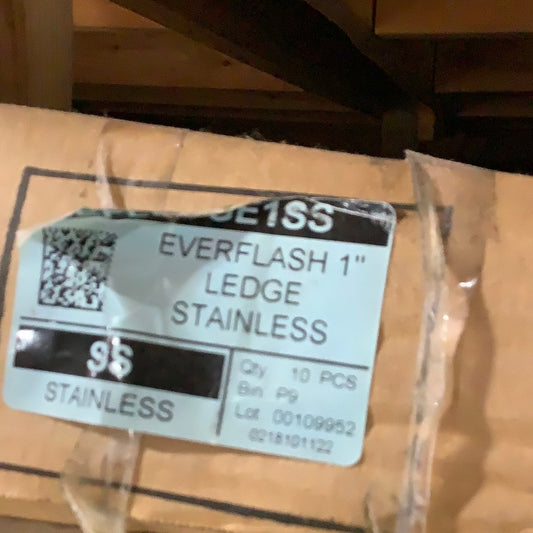 1” Everflash Ledge Flashing - Stainless
